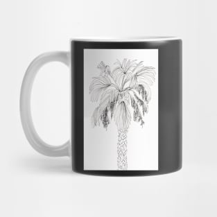 Palm Tree Ink Illustration Mug